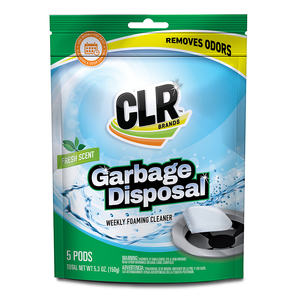 CLR Garbage Disposal  Removes Odors & Food Residue