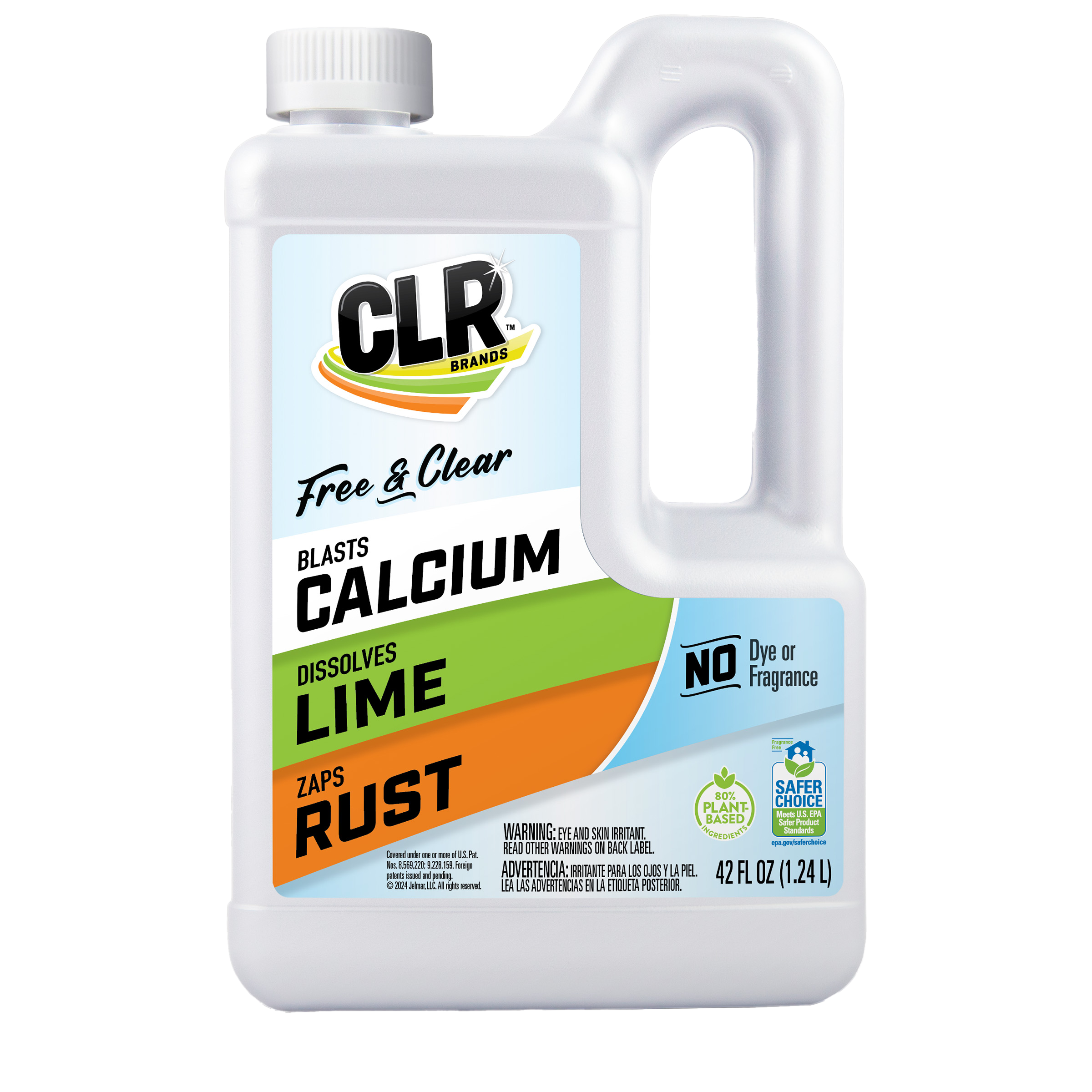 Calcium, Lime & Rust Remover Free & Clear package